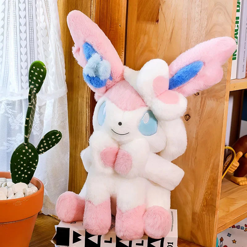 Big Size Sylveon Plush Sitting Pose (40cm / 50cm / 60cm)