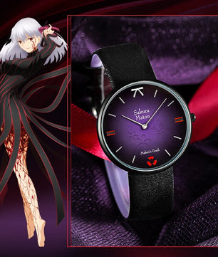 Fate Stay Night Heaven's Feel Sakura Matou Etching Quartz Watch
