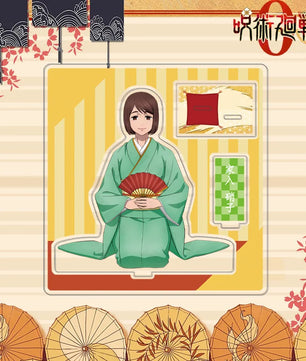 Jujutsu Kaisen Shoko Ieiri Kimono Series Acrylic Stand Keychain Badge Set