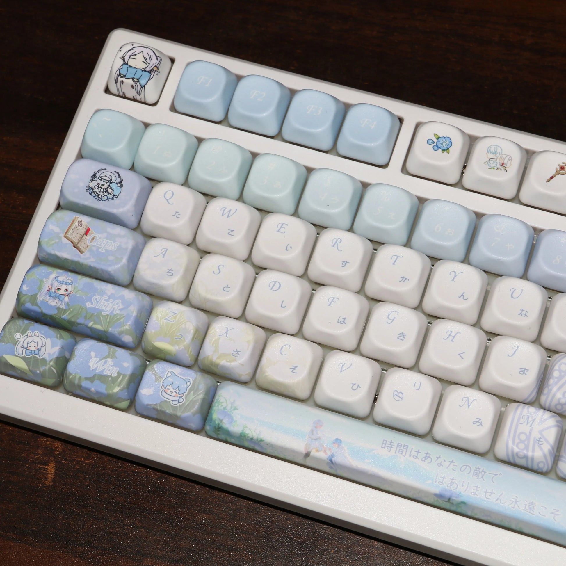 Frieren Keycaps 120 Keys MOA & Cherry Profile Anime Keycaps