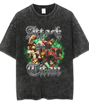 Attack On Titan Eren Shirt Vintage Style Anime Shirt