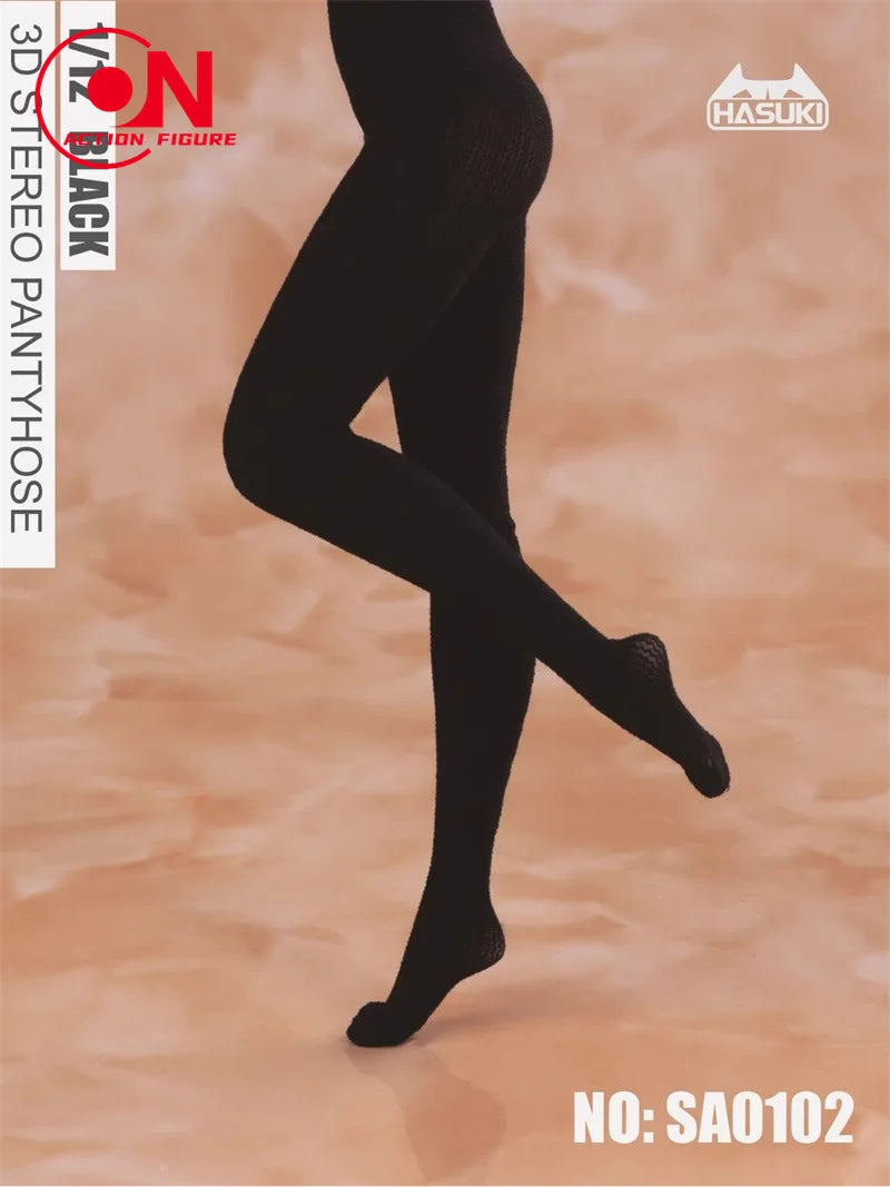 Hasuki 1/12 Scale Fishnet Stockings for 6-Inch Female Action Figures
