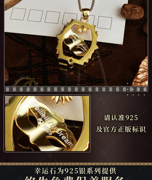 Link Click 925 Sterling Silver Anime Pendants & Ring Xia fei Liu Xiao Vein