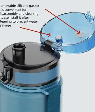 Demon Slayer Muichiro Water Bottle – 650ml Leakproof Gym Bottle