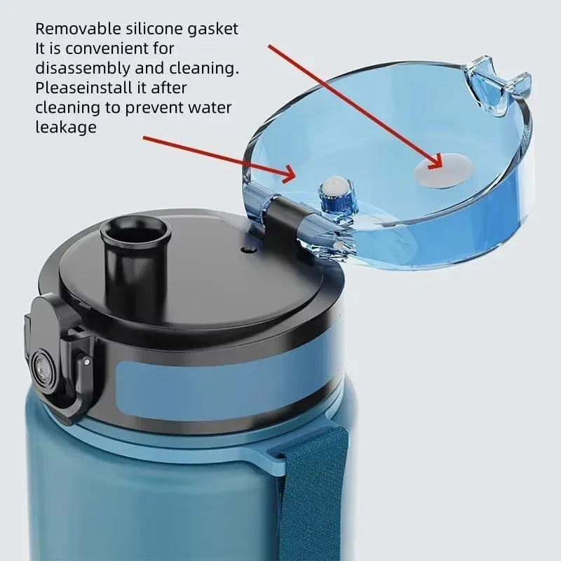 Demon Slayer Rengoku Water Bottle – 650ml Leakproof Gym Bottle