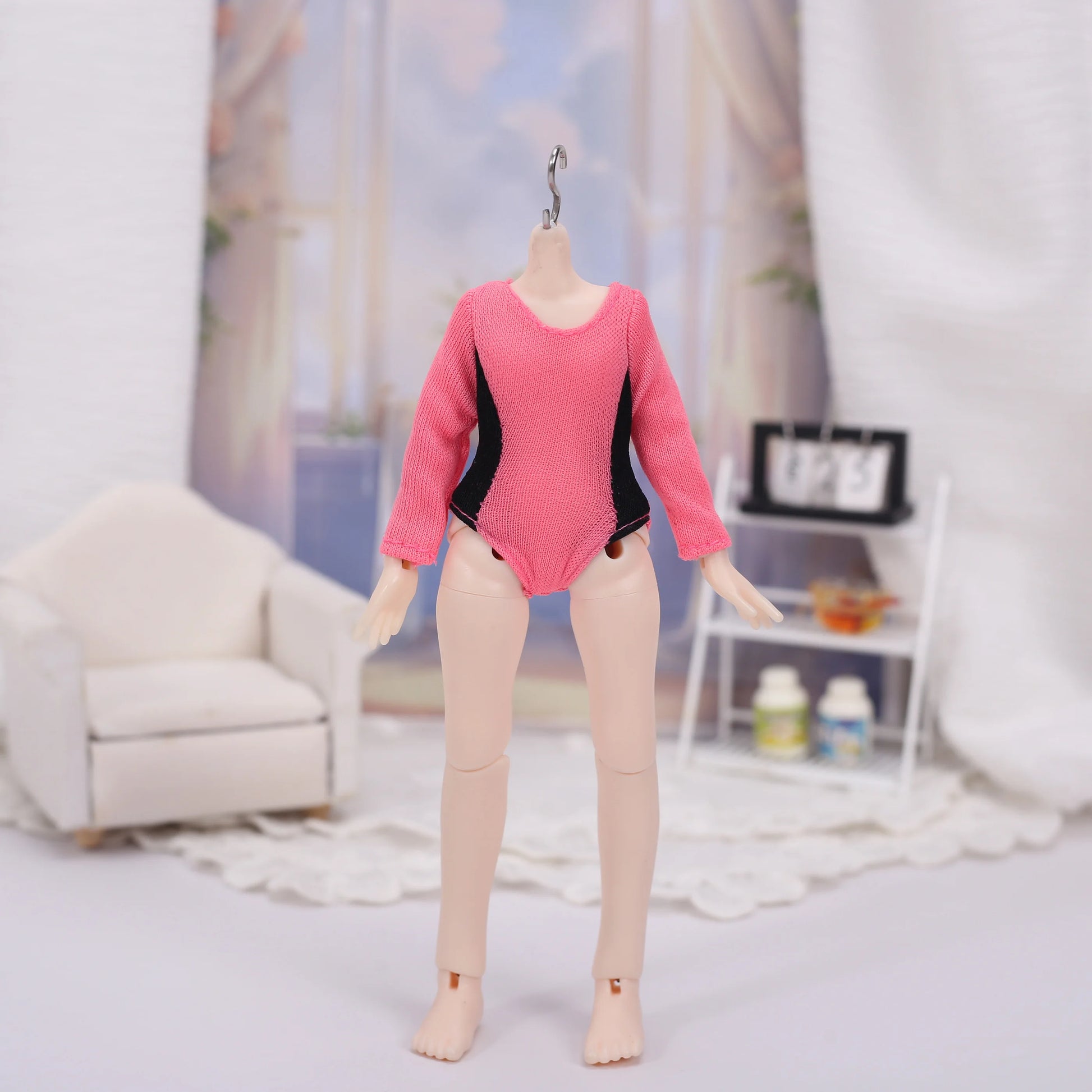 1/12 Scale Fitness Bodysuit Accessory For Female Action Figures