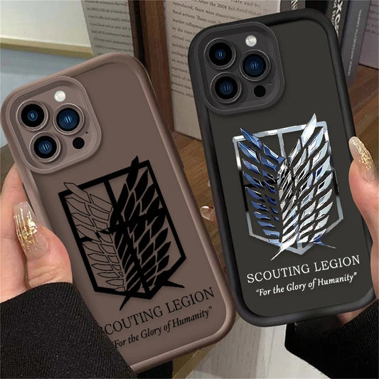 AOT Scouting Legion Phone Case - For iPhone 11 to 17 Pro Max