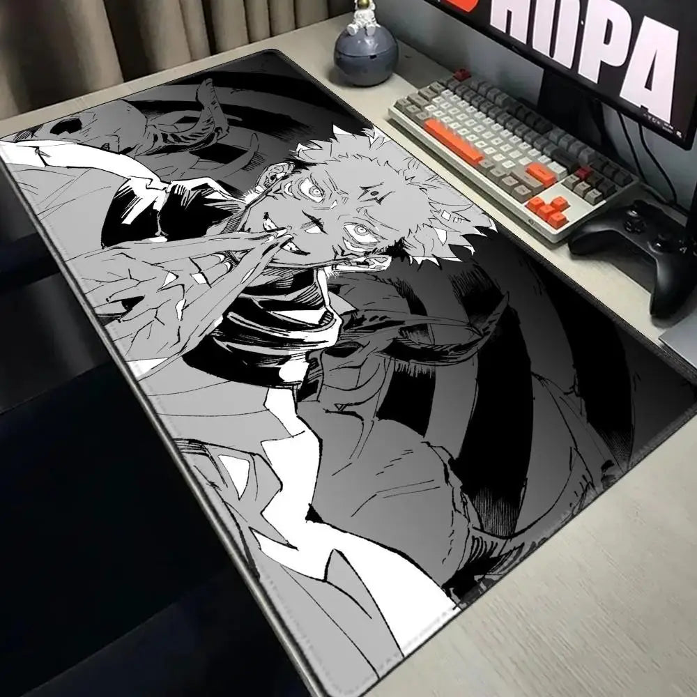 Jujutsu Kaisen Sukuna Mouse Pad Large Gaming Anime Desk Mat