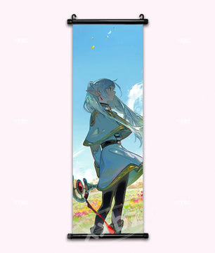 Frieren Beyond Journey's End Frieren Anime Poster Canvas Scroll