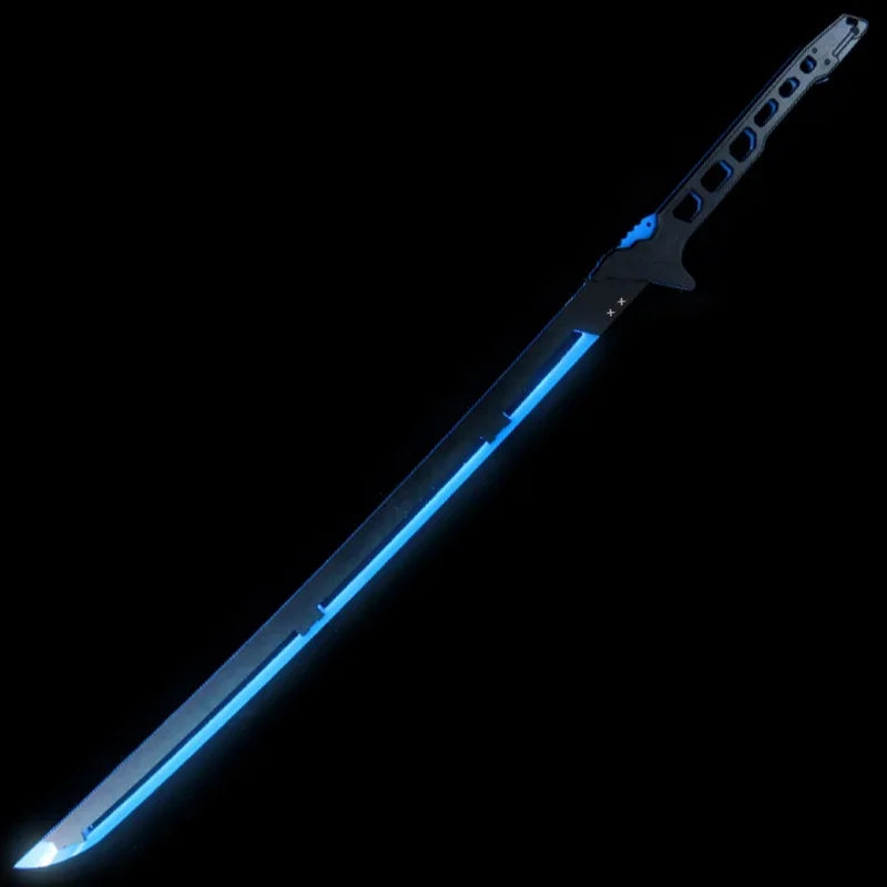 Cyberpunk Style LED Katana Full-Size Anime Prop Replica Bamboo Sword