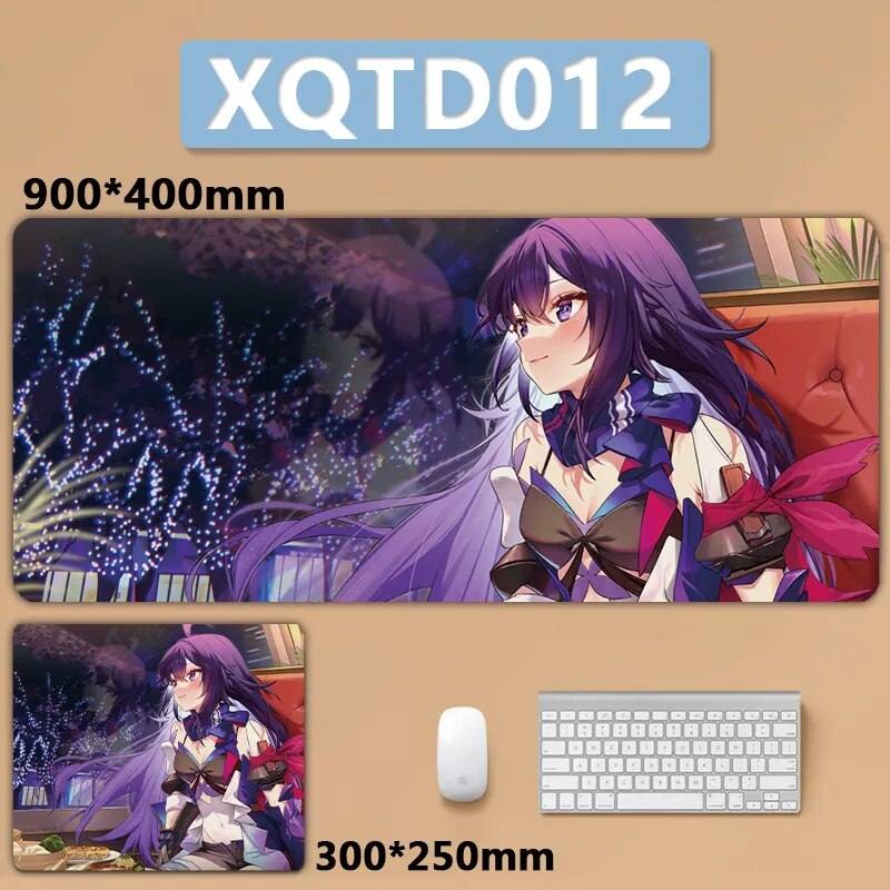 Honkai Star Rail Mouse Pad Seele Vollerei Anime Mouse Desk Mat