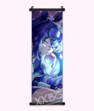 Honkai Star Rail Silver Wolf Anime Poster Canvas Scroll