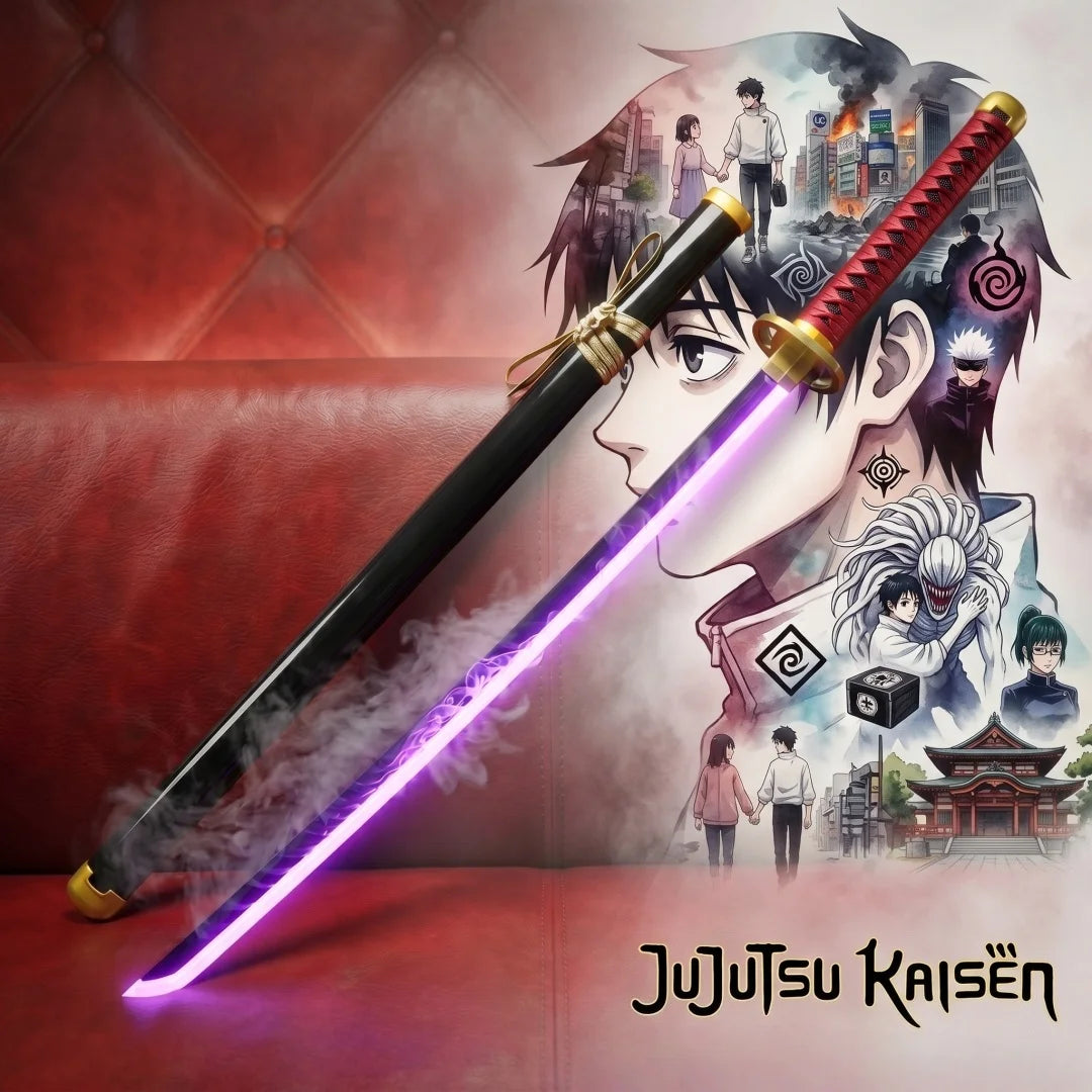 Jujutsu Kaisen Yuta Okkotsu Katana 1:1 Scale Anime Prop Replica Bamboo Sword