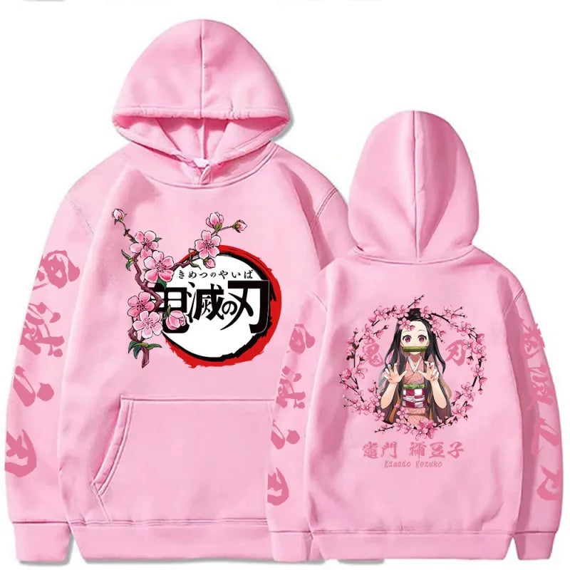 Demon Slayer Hoodie Nezuko Kamado Anime Hoodie Sweatshirt