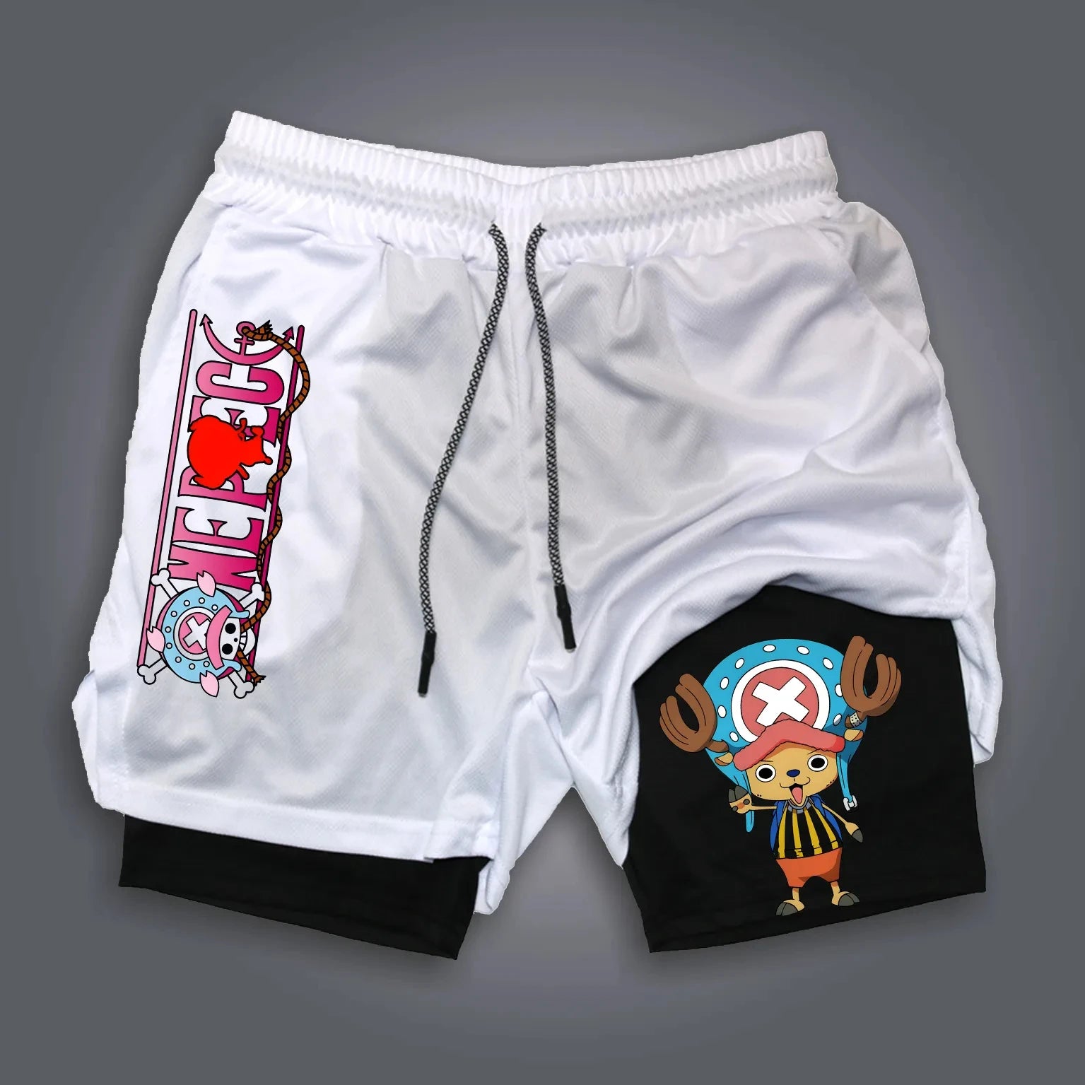 One Piece Chopper Compression Shorts - Men's Anime Sports Shorts