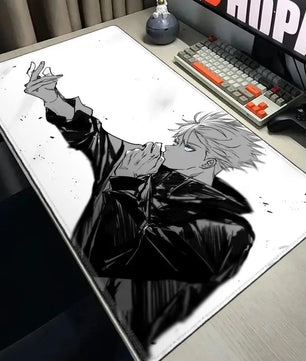 Jujutsu Kaisen Gojo Mouse Pad Large Gaming Anime Desk Mat