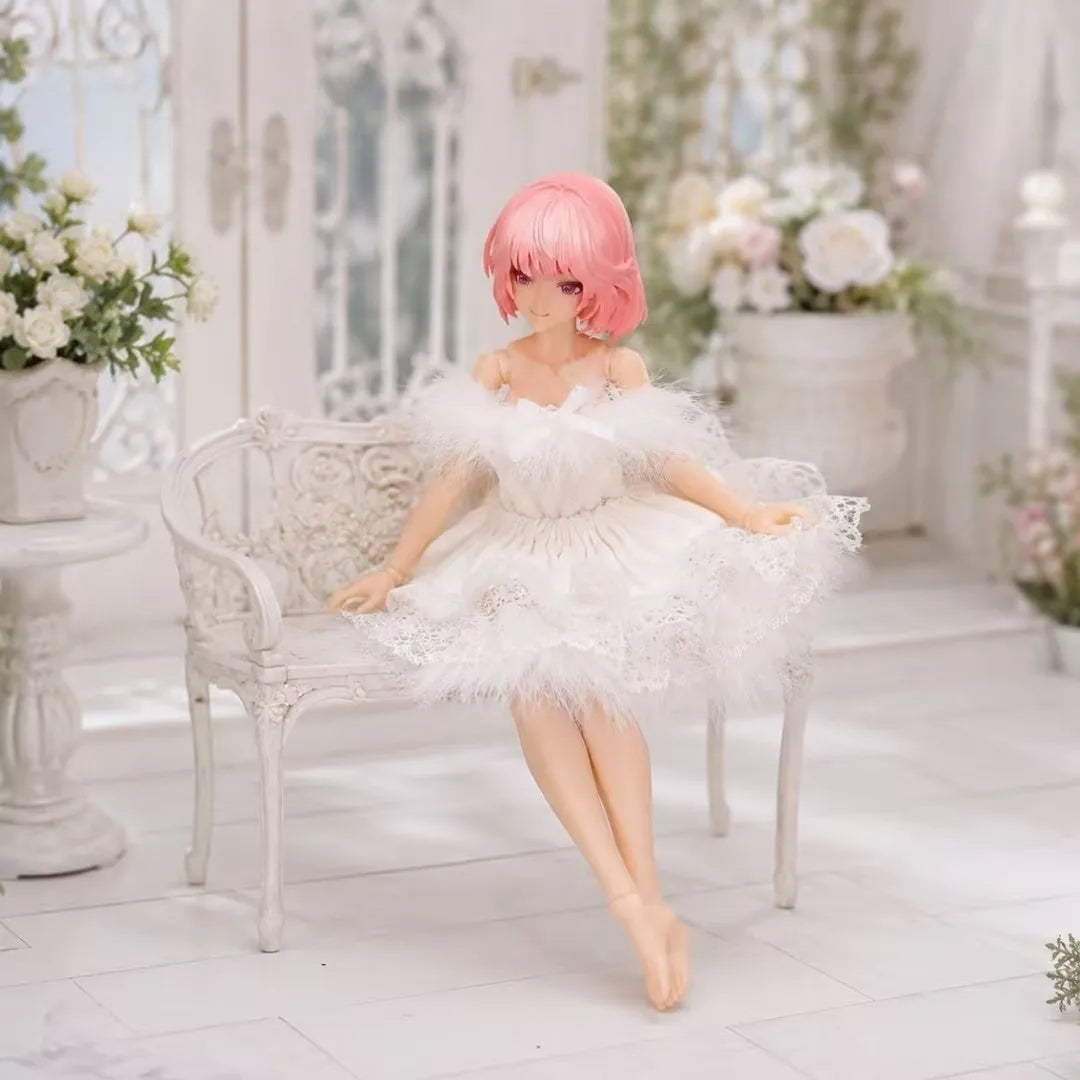 1/12 Scale Ballet Style Dress Accessory For Female Action Figures