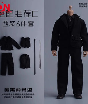 1/12 Scale Professional Suit Set For 6-Inch Male Action Figures