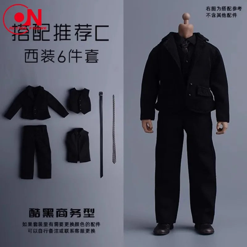 1/12 Scale Professional Suit Set For 6-Inch Male Action Figures