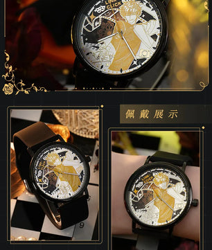 Link Click Vein, Xia Fei, Liu Xiao Slim Quartz Watch Anime Jewelry