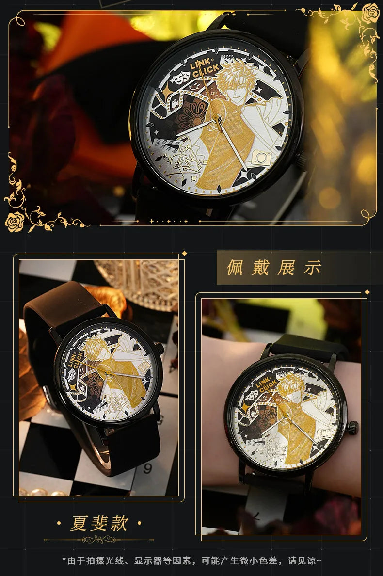 Link Click Vein, Xia Fei, Liu Xiao Slim Quartz Watch Anime Jewelry
