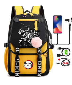 Demon Slayer Nezuko Backpack Anime Bookbag