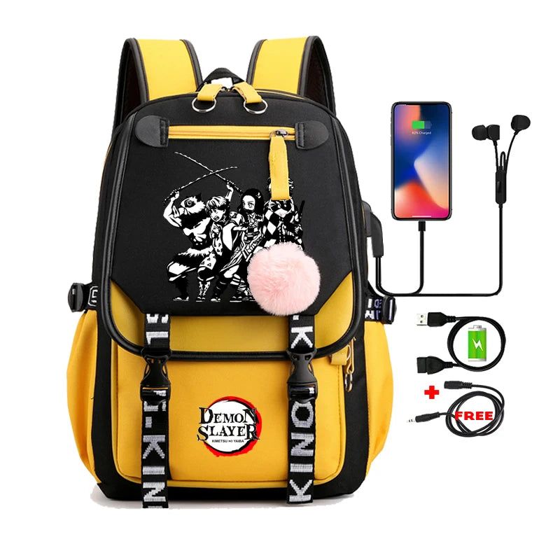 Demon Slayer Nezuko Backpack Anime Bookbag