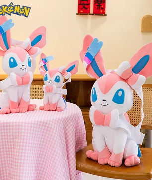 Pokemon Big Size Sylveon Plush Sitting Smile (25cm / 40cm / 55cm / 75cm)