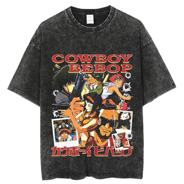 Cowboy Bebop Shirt Vintage Style Anime Shirt