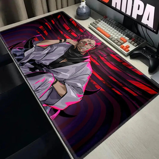 Jujutsu Kaisen Sukuna Mouse Pad Large Gaming Anime Desk Mat