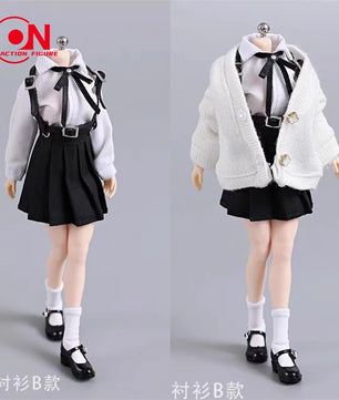 1/12 Scale School Uniform Set For 6-Inch Female Action Figures