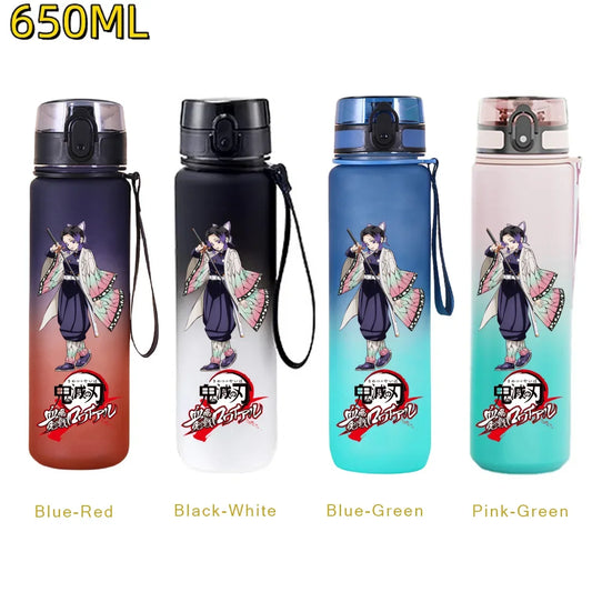 Demon Slayer Shinobu Kocho Water Bottle – 650ml Leakproof Gym Bottle