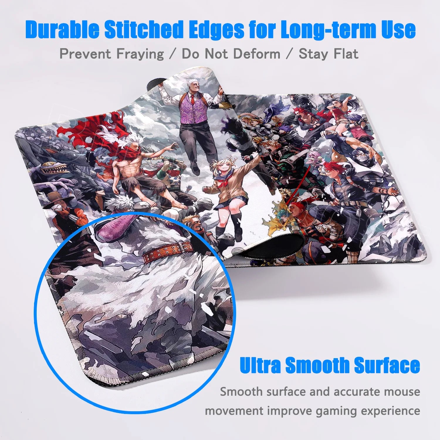 My Hero Academia Anime Mouse Pad - Gaming & Office Desk Mat