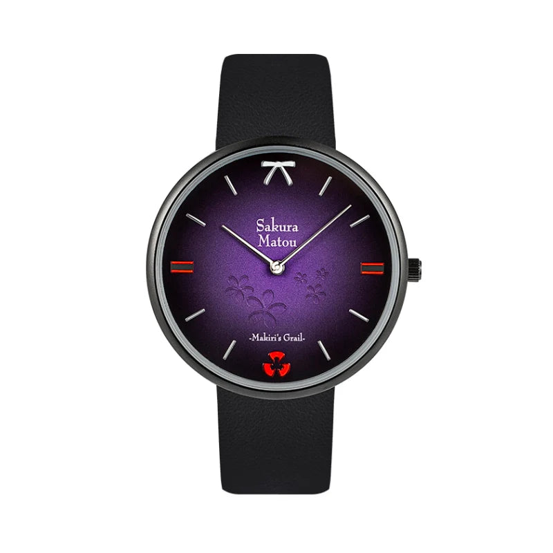 Fate Stay Night Heaven's Feel Sakura Matou Etching Quartz Watch