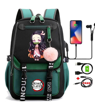 Demon Slayer Nezuko Backpack Anime Bookbag