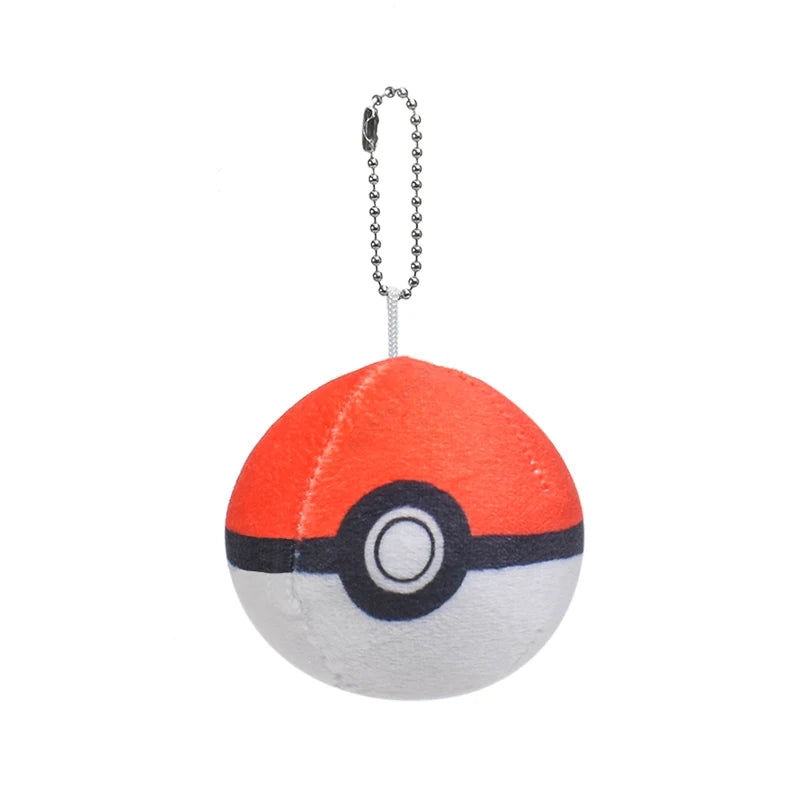 Pokemon Poke Ball Keychain Plush 7 Inch Anime Plush