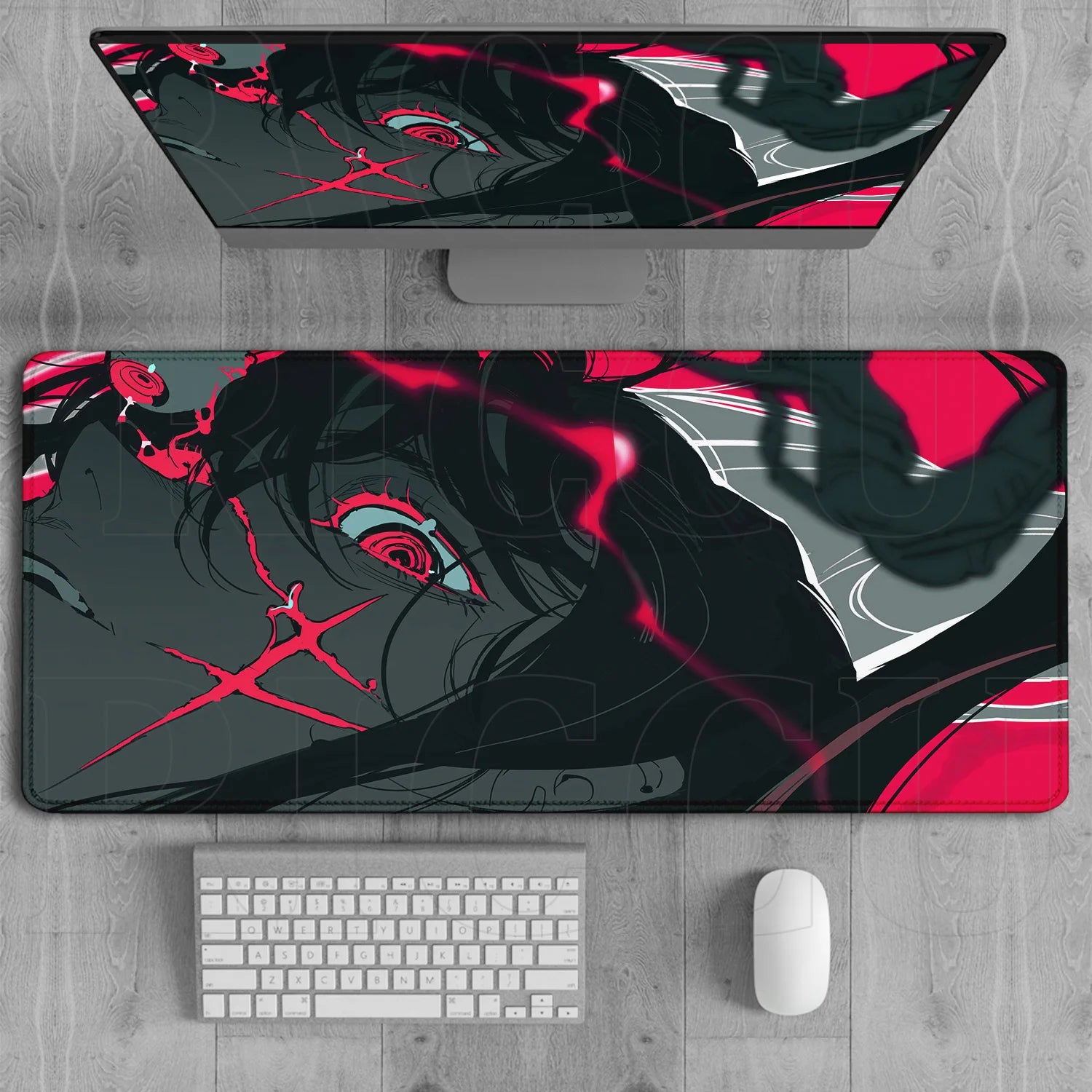 Chainsaw Man War Devil Mouse Pad Large Gaming Anime Desk Mat
