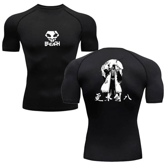 Bleach Anime Compression Shirt – Men's Breathable Rash Guard
