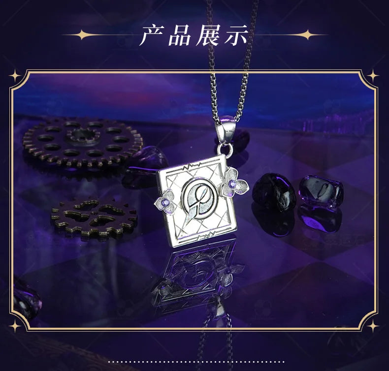 Link Click 925 Sterling Silver Anime Pendants & Ring Xia fei Liu Xiao Vein