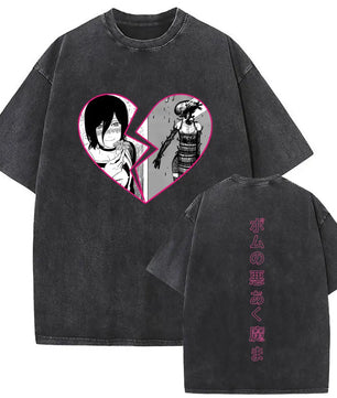 Chainsaw Man Reze Bomb Devil Shirt Vintage Oversized Style Anime Shirt