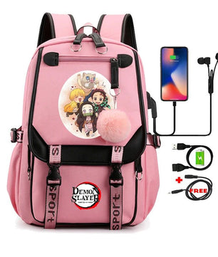 Demon Slayer Nezuko Backpack Anime Bookbag