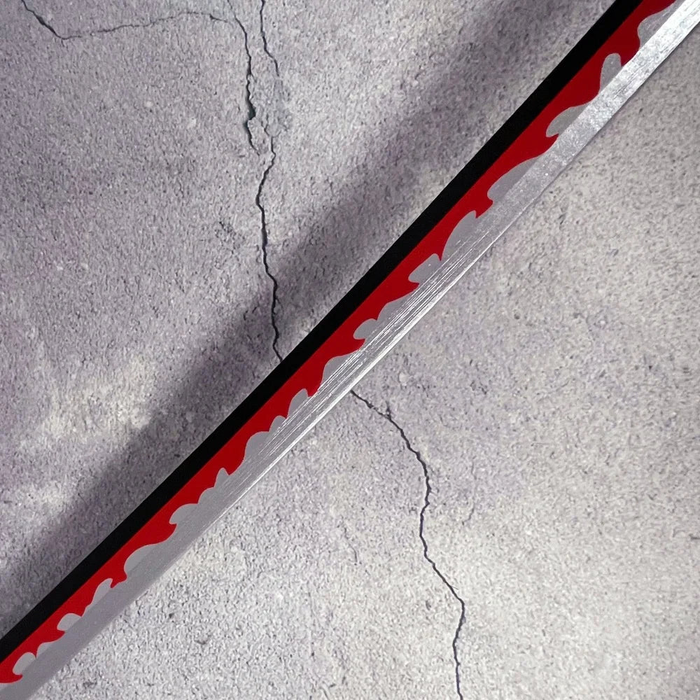 Roronoa Zoro Shusui Black-and-Red Katana 1:1 Scale Anime Prop Replica Sword