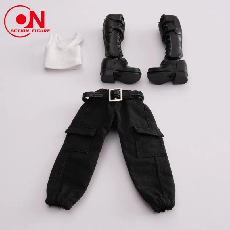 1/12 Scale Casual Shirt & Work Pants Set For 6-Inch Female Action Figures