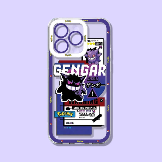 Pokemon Gengar Phone Case - For iPhone 11 to 17 Pro Max