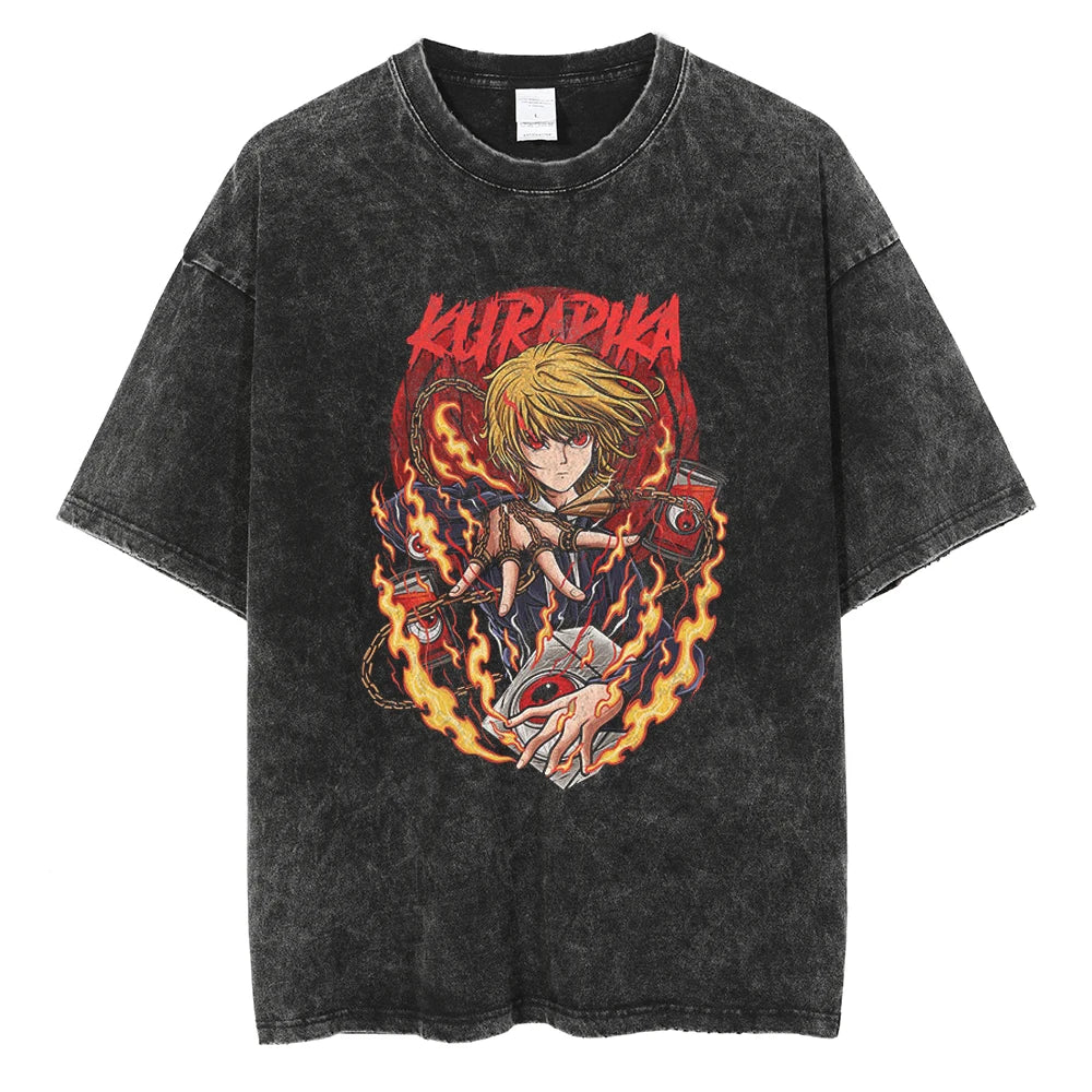 Hunter x Hunter Kurapika Shirt Vintage Style Anime Shirt