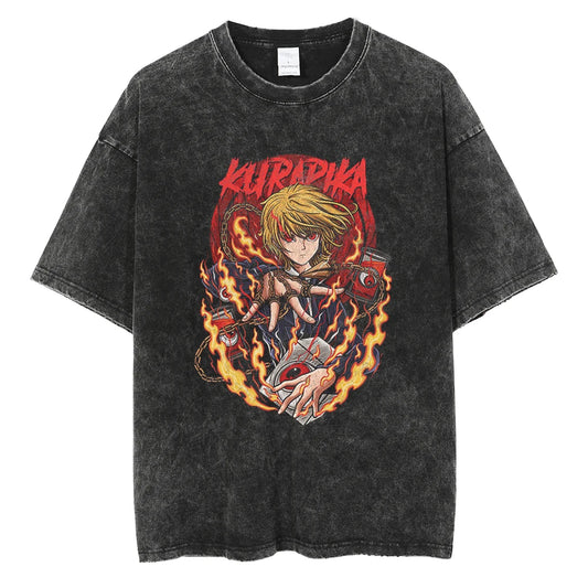 Hunter x Hunter Kurapika Shirt Vintage Style Anime Shirt