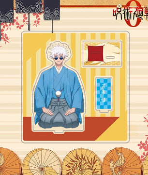 Jujutsu Kaisen Satoru Gojo Kimono Series Acrylic Stand Keychain Badge Set