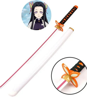 Demon Slayer Katana 1:1 Scale Anime Prop Replica Bamboo Sword