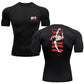 Baki Anime Compression Shirt – Men's Breathable Rash Guard
