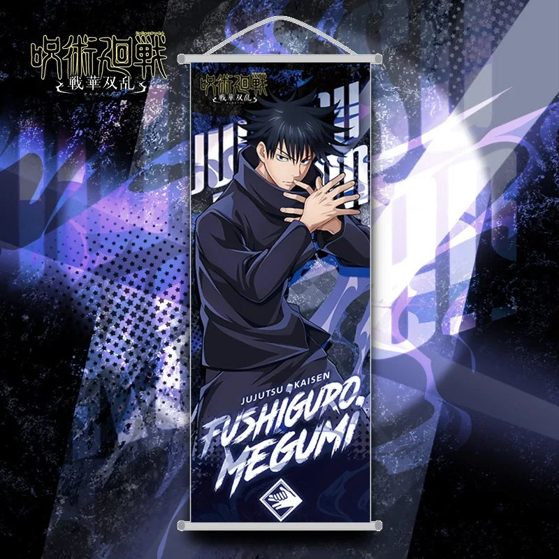 Jujutsu Kaisen Megumi Fushiguro Hanging Scroll Anime Poster